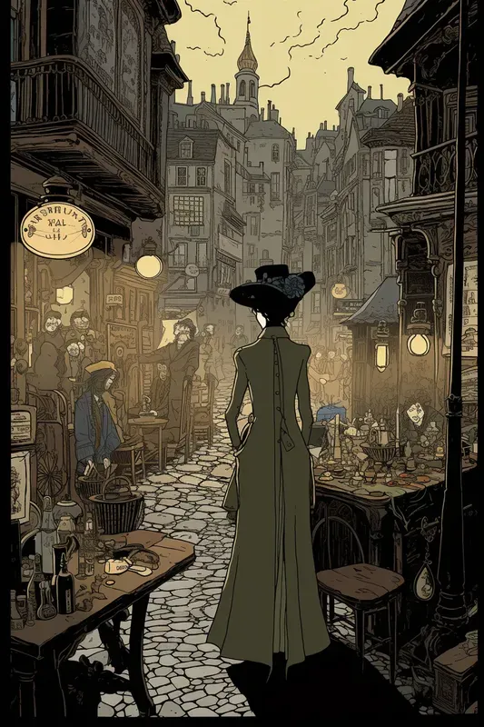 Vintage Comic Jacque Tardi Style
