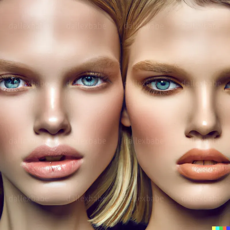 Twins Modelling Headshots