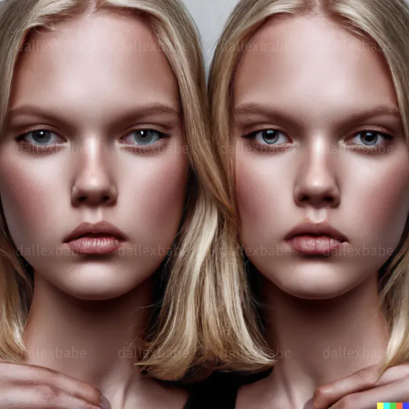 Twins Modelling Headshots