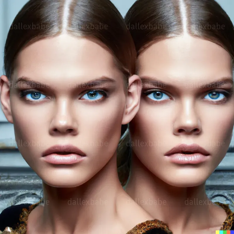 Twins Modelling Headshots