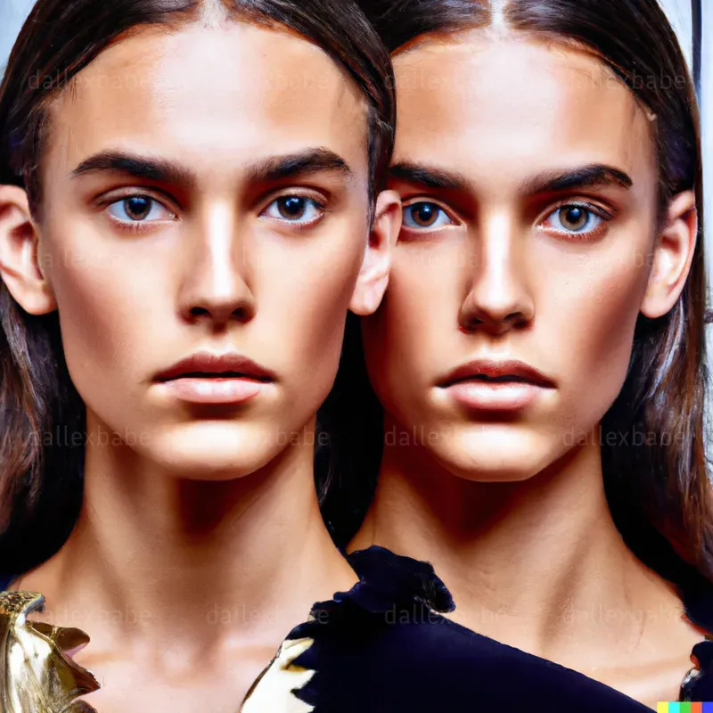 Twins Modelling Headshots