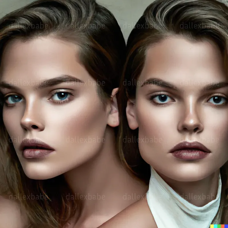 Twins Modelling Headshots