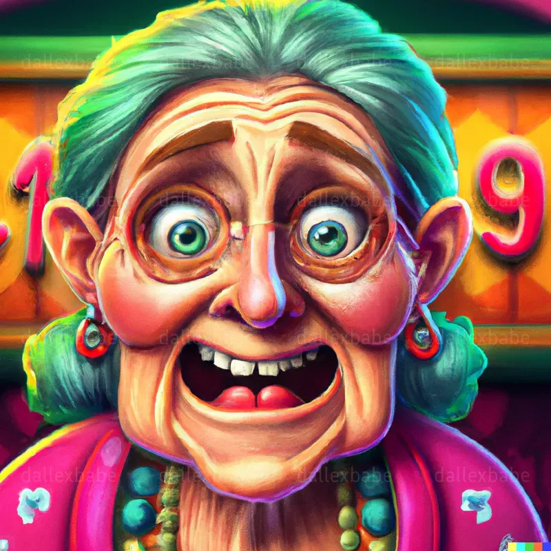 Cute Animated Grandma Avatars