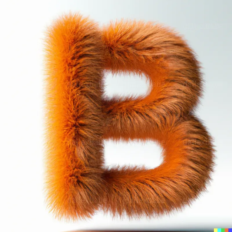 3D Textured Letters
