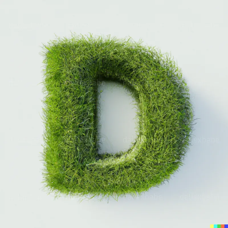 3D Textured Letters