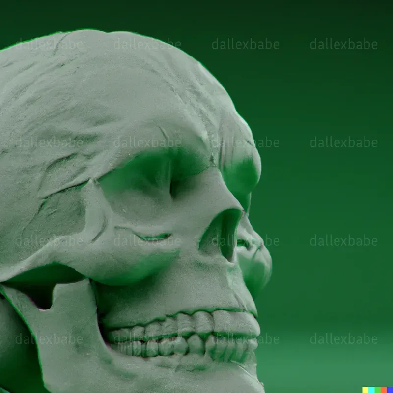 Colorful 3D Skulls