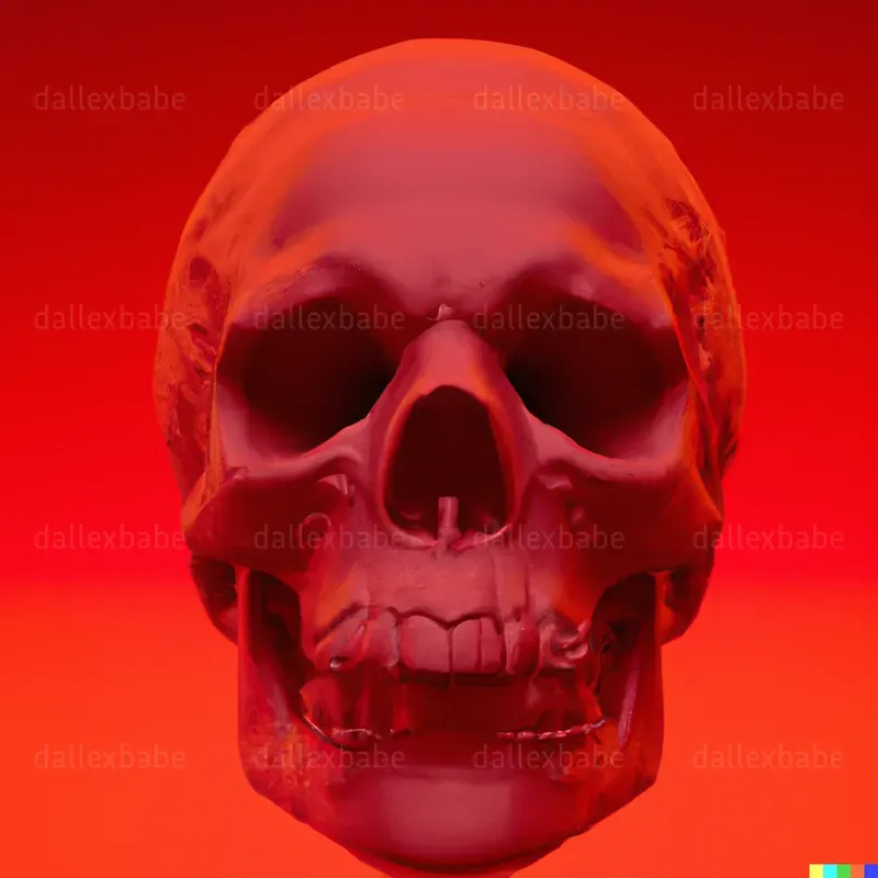 Colorful 3D Skulls