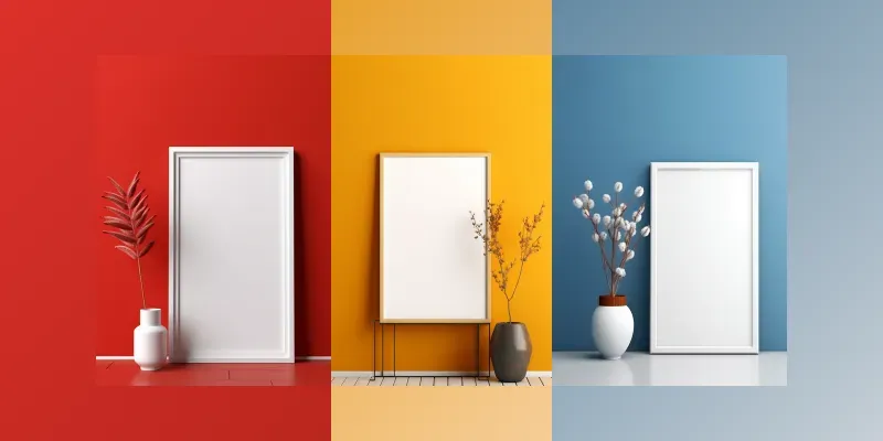 Wall Art Mockups generated by undefined