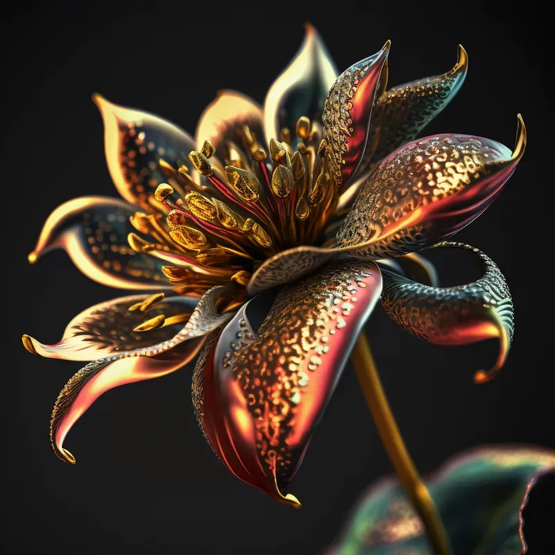 Intricate Alien Flowers