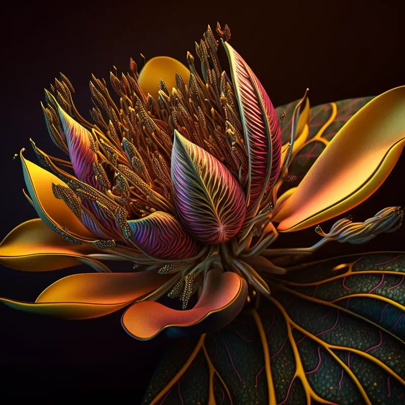 Intricate Alien Flowers