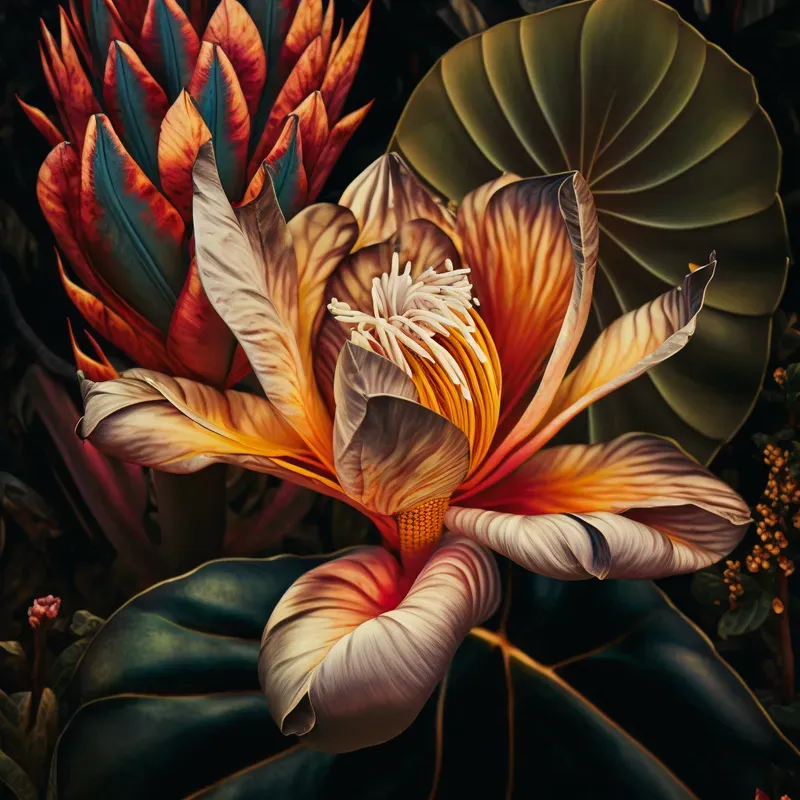 Intricate Alien Flowers