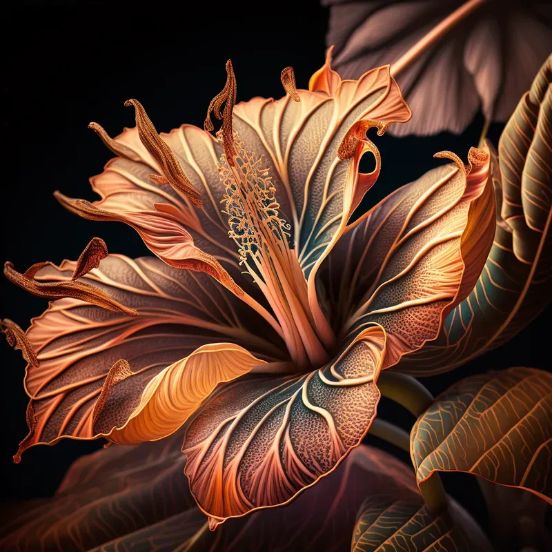 Intricate Alien Flowers