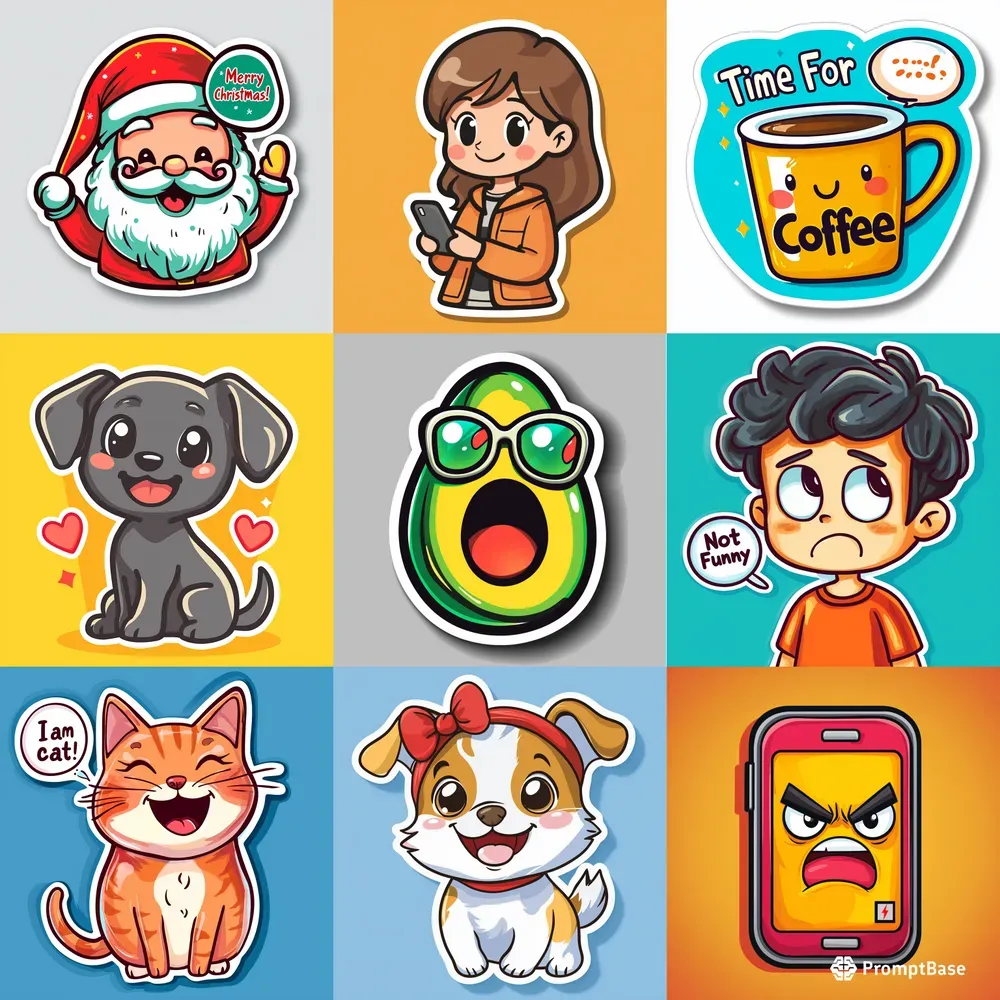 Expressive Messenger Stickers