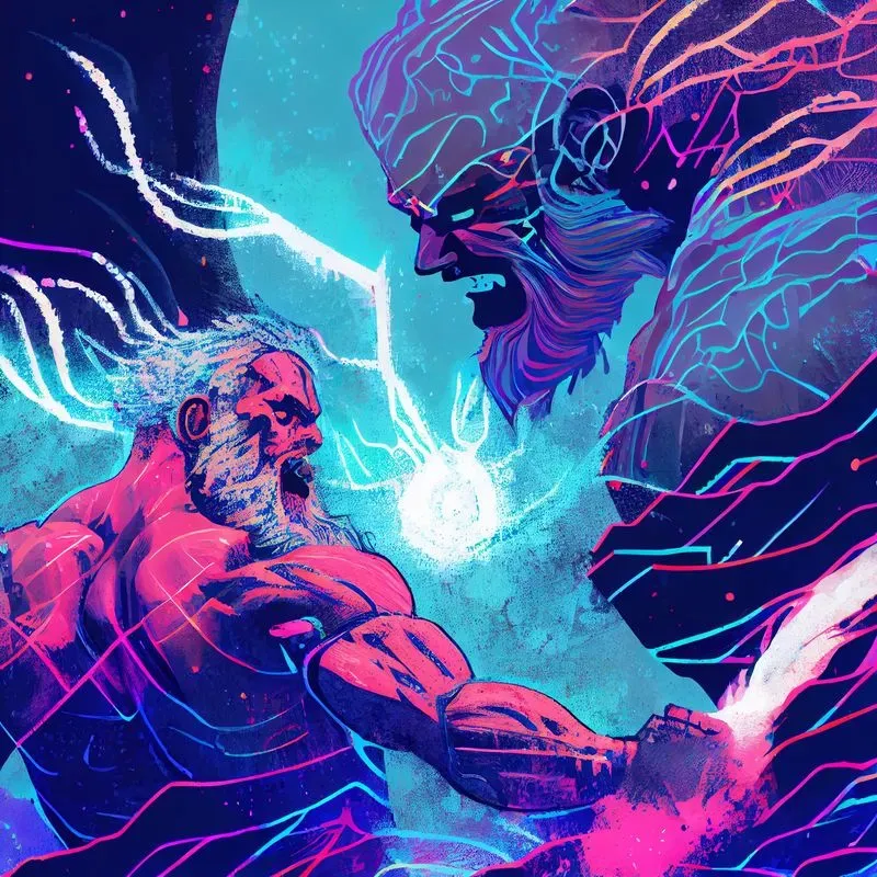 Energetic Colorful Art