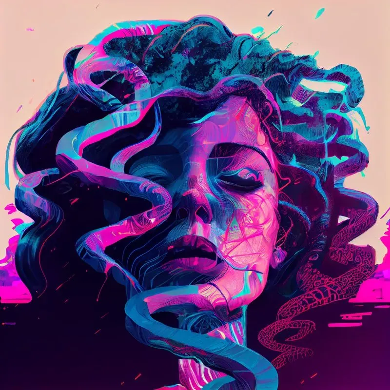 Energetic Colorful Art