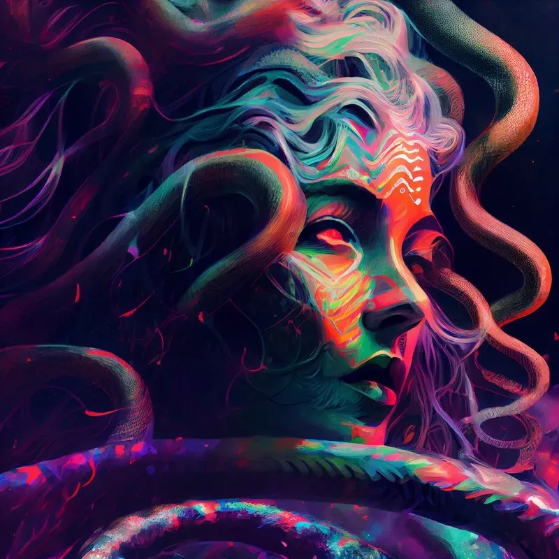 Energetic Colorful Art