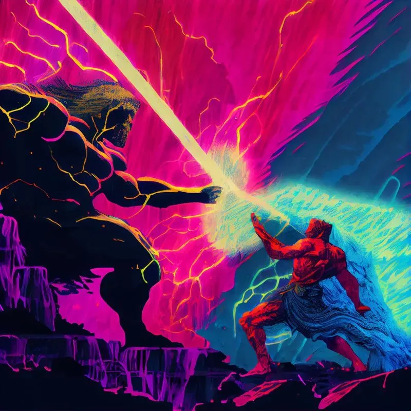Energetic Colorful Art