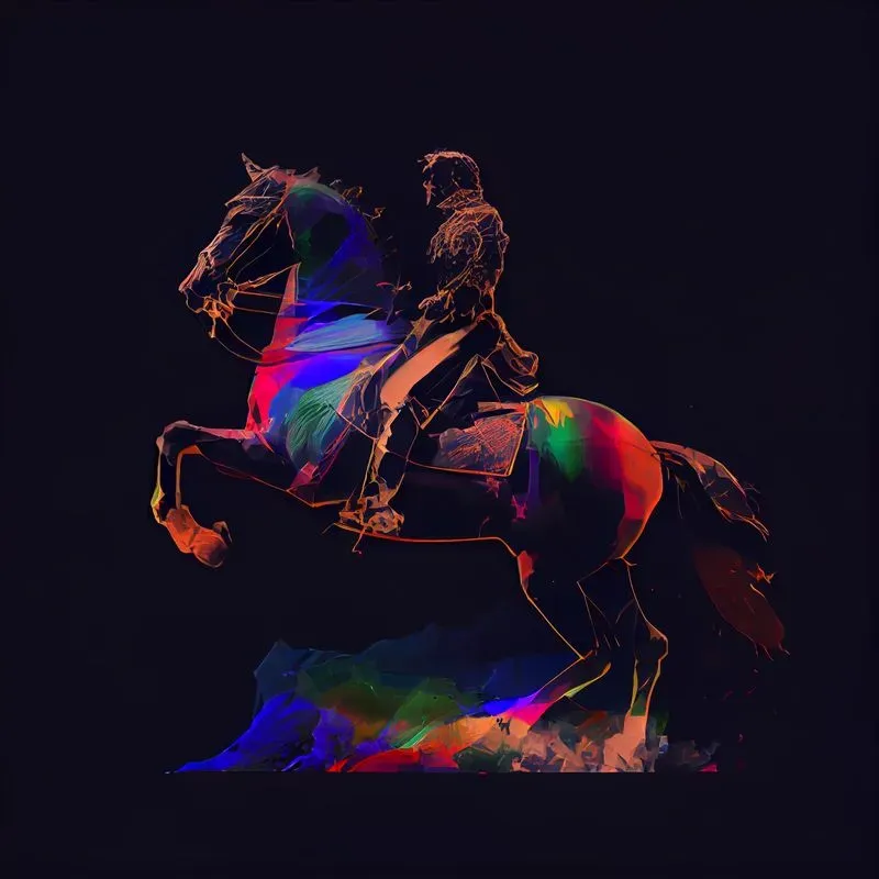 Dark Broken Surface Art