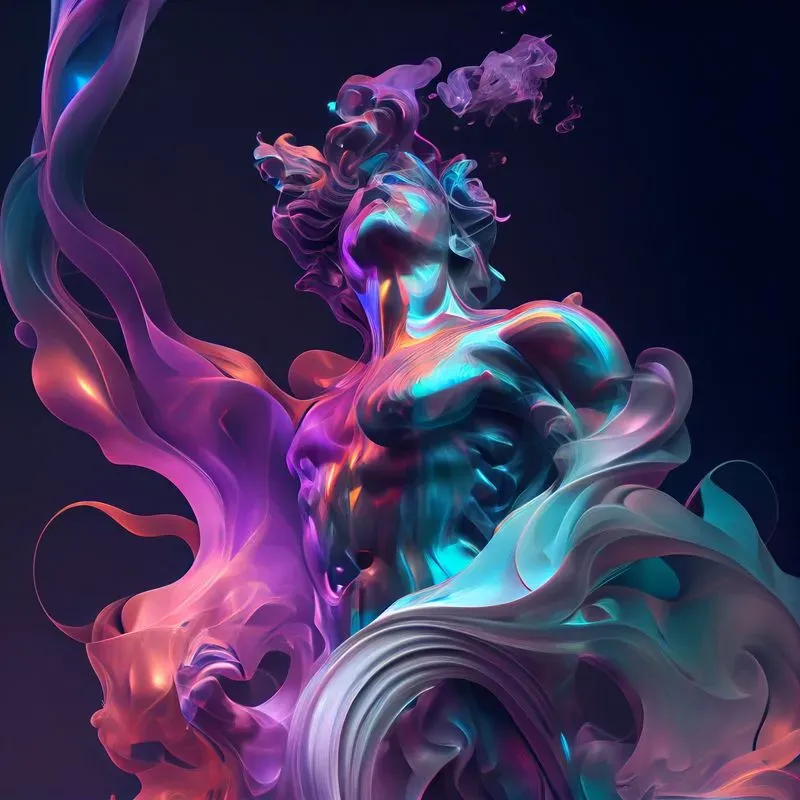 Dark Smoke Surface Art