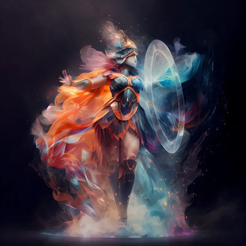 Dark Smoke Surface Art