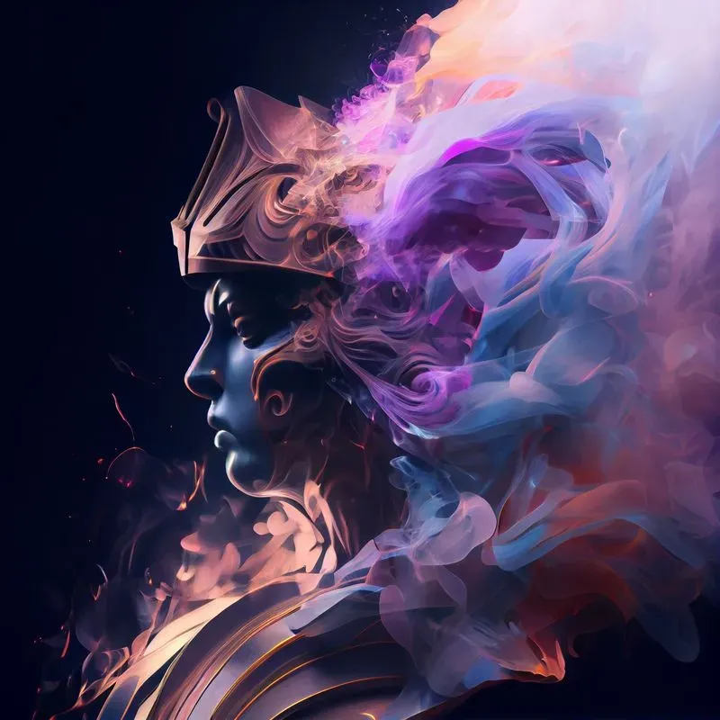Dark Smoke Surface Art