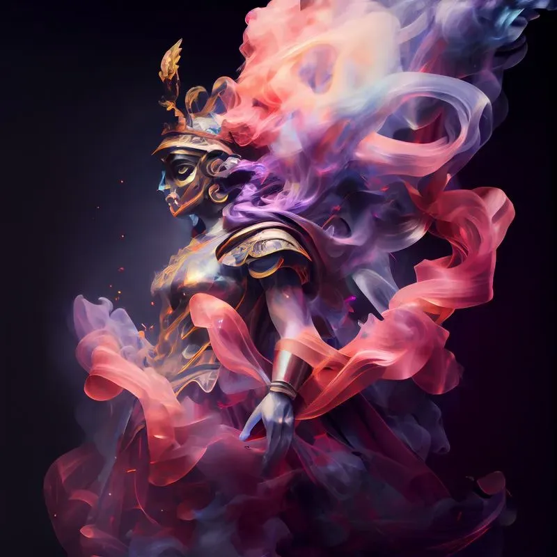 Dark Smoke Surface Art
