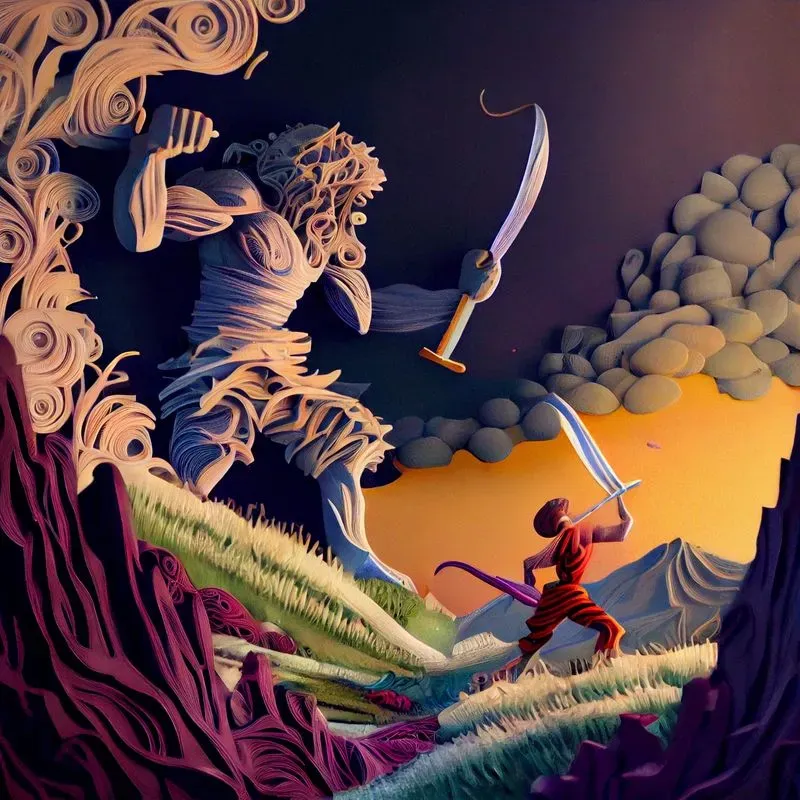 Colorful Paper Fairytale Art