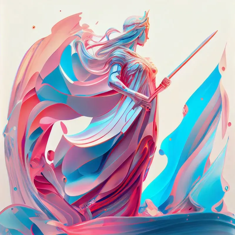 Wave Color Art