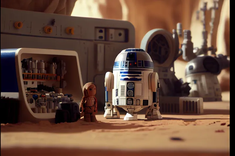 Cinematic Lego Art Style