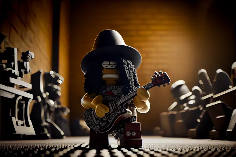Cinematic Lego Art Style