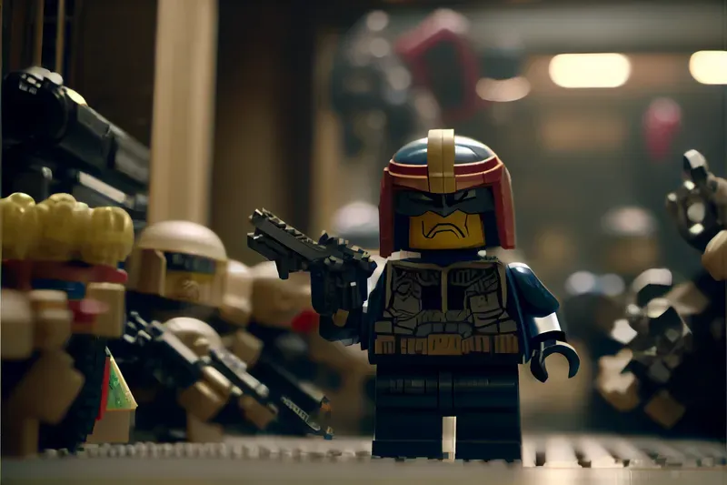 Cinematic Lego Art Style