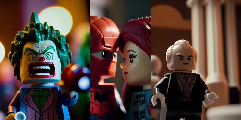Cinematic Lego Art Style generated by undefined