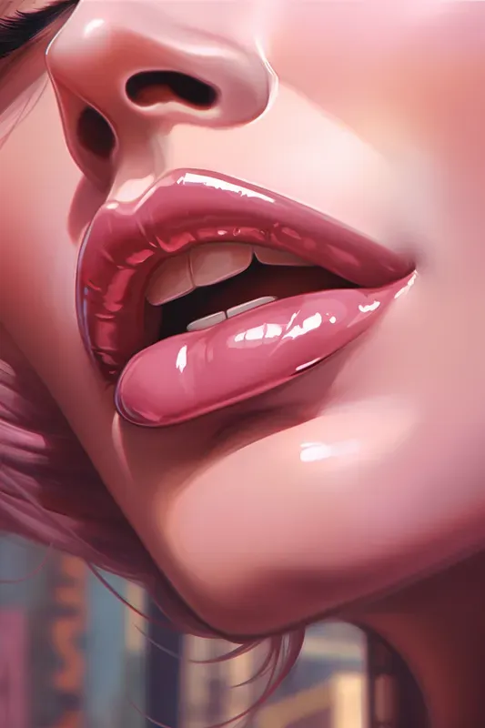 Feminine Candy Lips