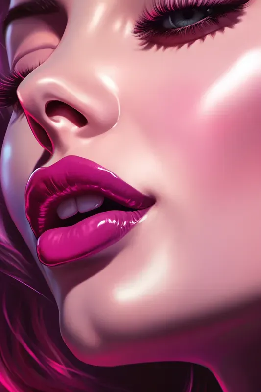 Feminine Candy Lips