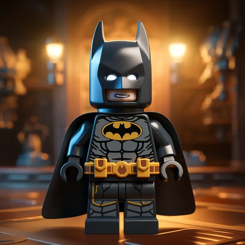 Realistic Lego Characters Vibrant Colors