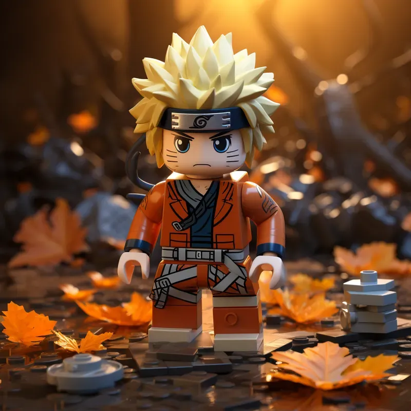 Realistic Lego Characters Vibrant Colors