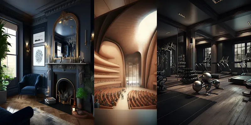 Customisable Interior Architecture generated by undefined