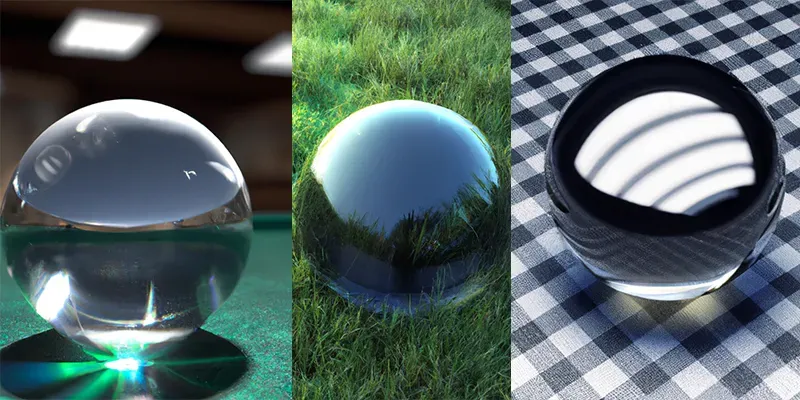Glass Spheres generated by undefined