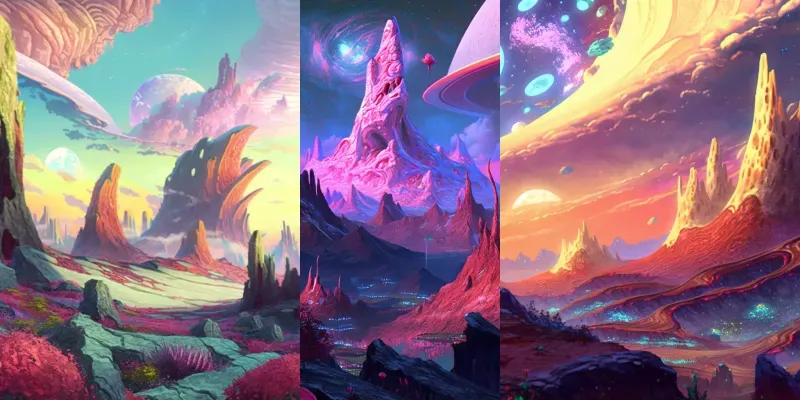 Alien Landscape generated by undefined