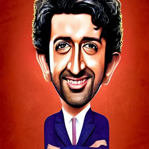 Caricatures Of Indian Actors And Actresses