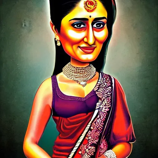 Caricatures Of Indian Actors And Actresses