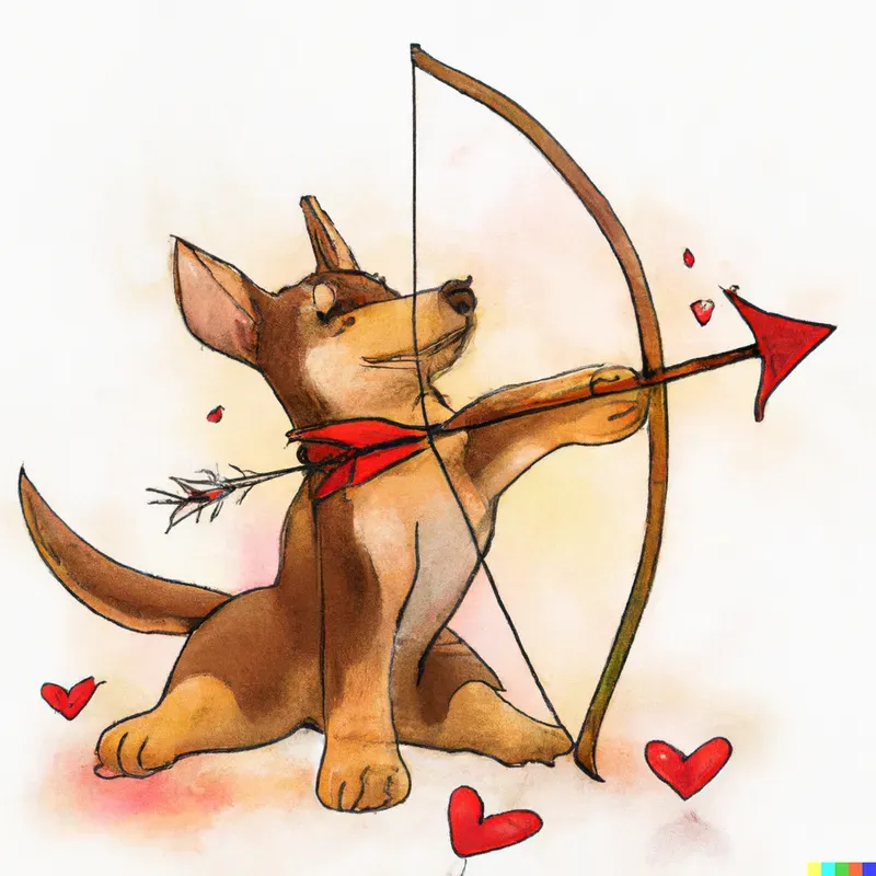 Cupids In The Forms Of Cute Animals