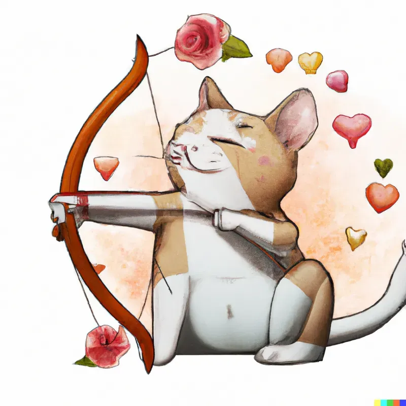 Cupids In The Forms Of Cute Animals