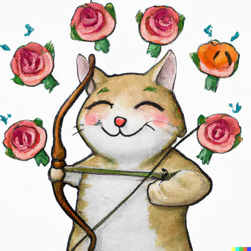 Cupids In The Forms Of Cute Animals