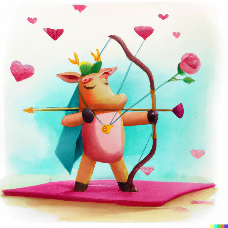 Cupids In The Forms Of Cute Animals