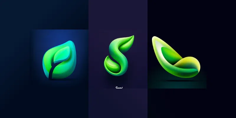 Eco-friendly 3D Logos generated by undefined