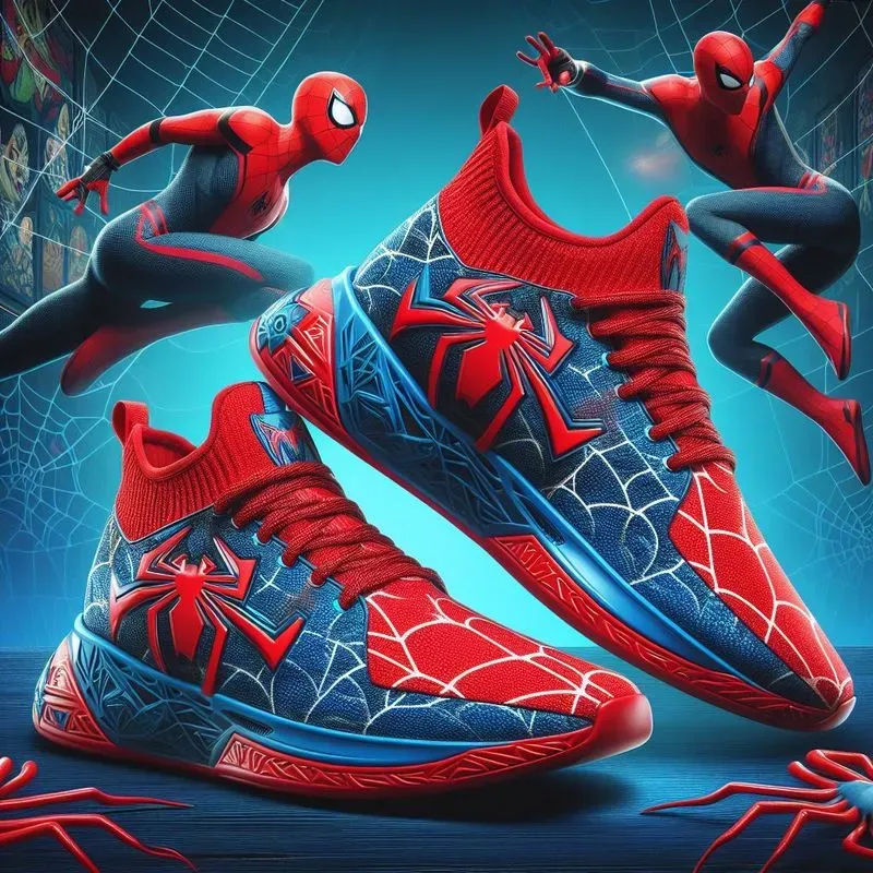 Superhero Shoe Product Shots
