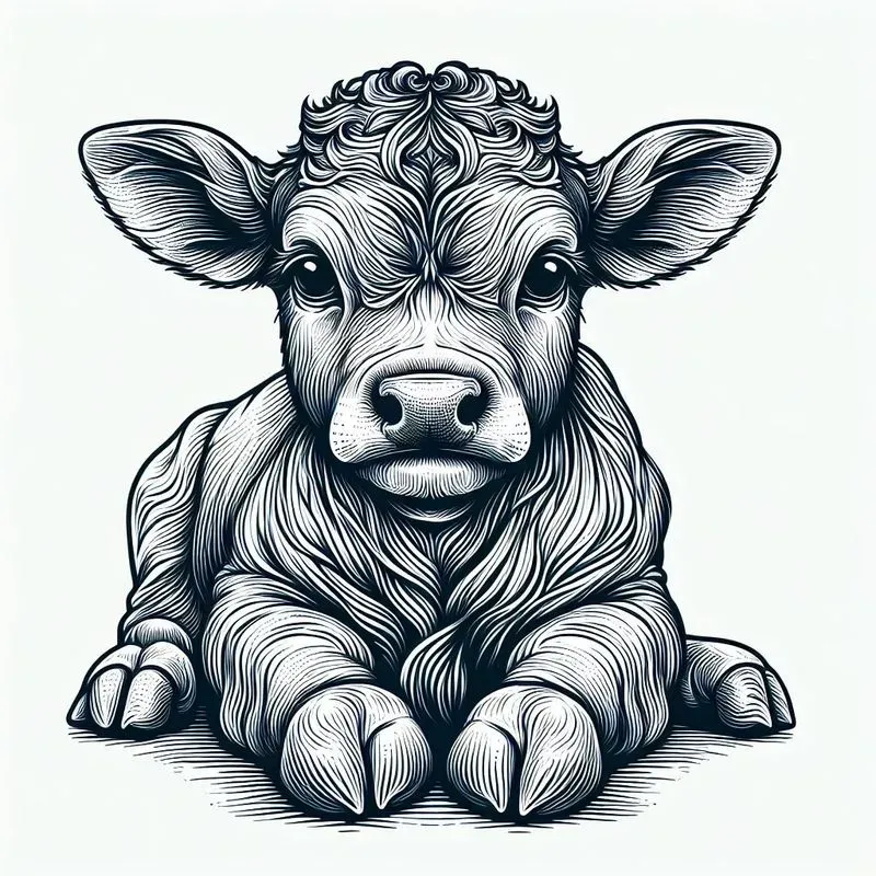 Cute Baby Animal Tattoo Illustrations