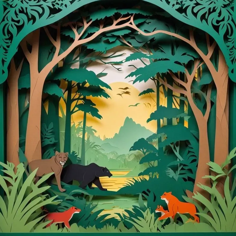 Collections Of Papercut Animations