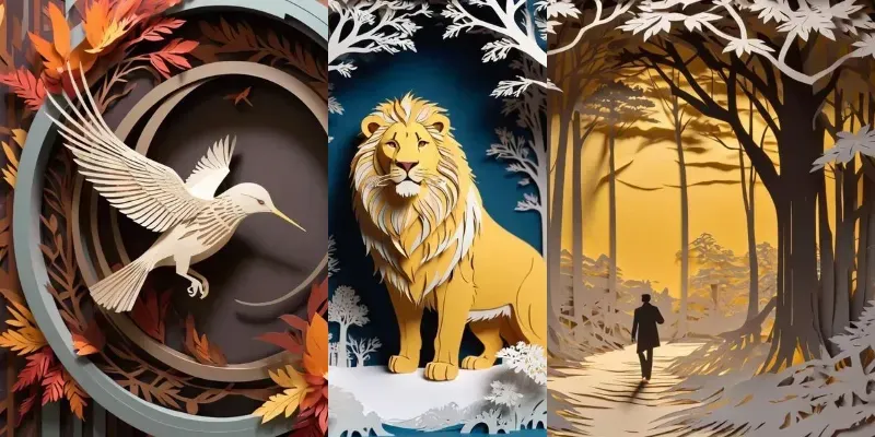 Collections Of Papercut Animations generated by undefined